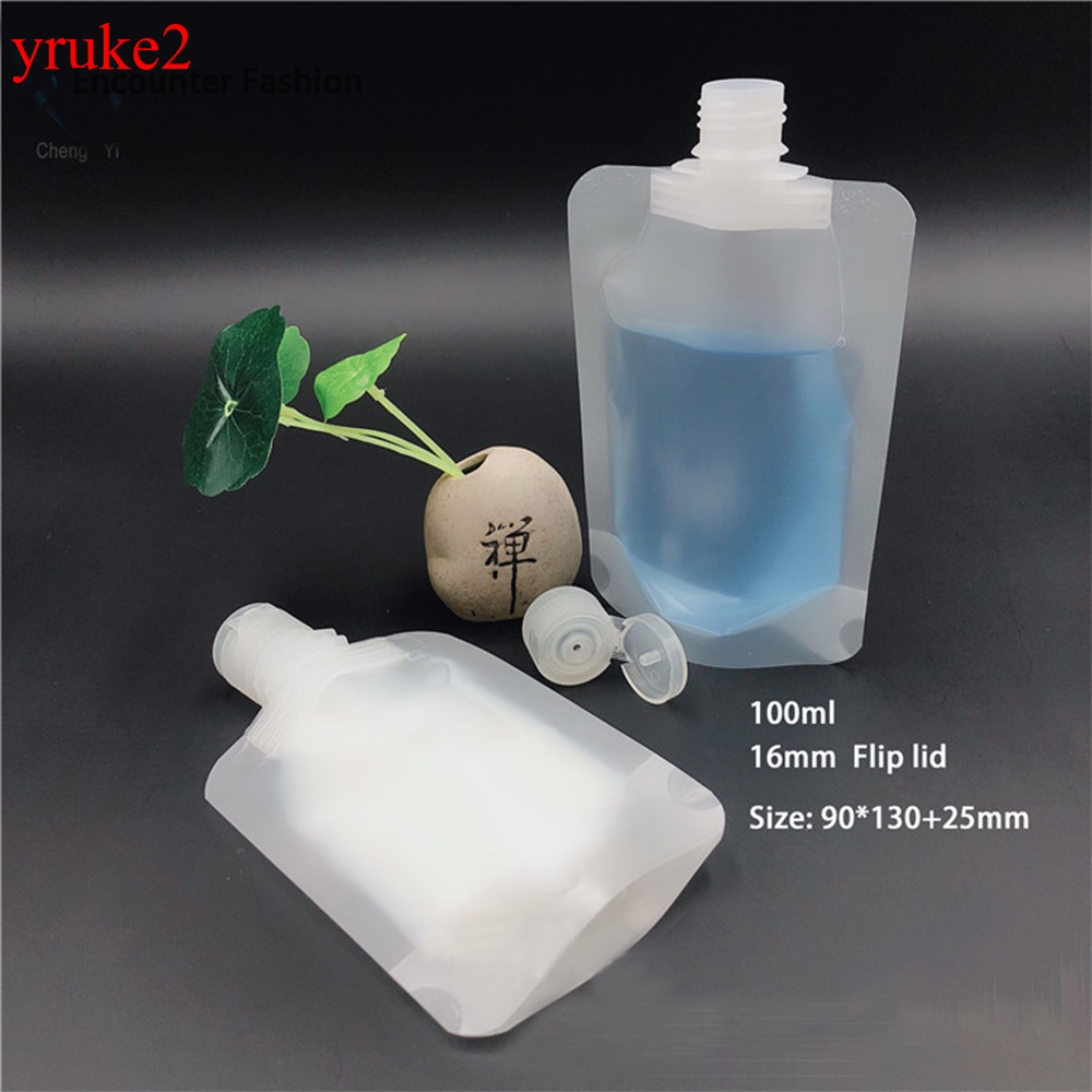 Plastic 30/50/100ml cosmetic soap bag convenient for packaging ราคา 9 บาท*ส่งฟรี