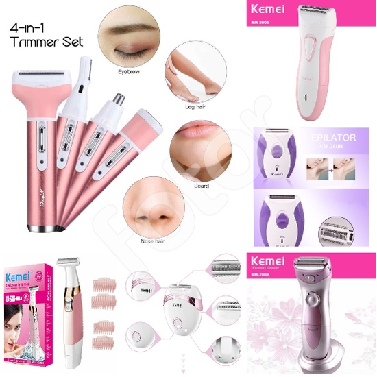 [FREESHIP] MÁY CẠO LÔNG, TẨY LÔNG TOÀN THÂN KEMEI 5001, KM-1900, KM-200A, 280R, 673, KM-6637 (4in1)