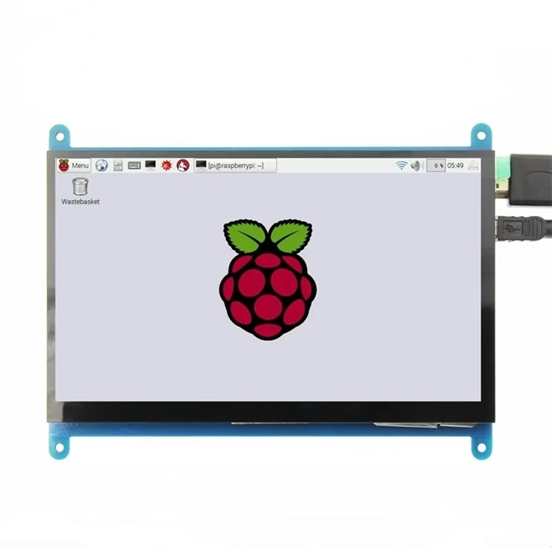 7 inch 800*480 ips capacitive touch panel tft lcd module screen display for raspberry pi 3 b
