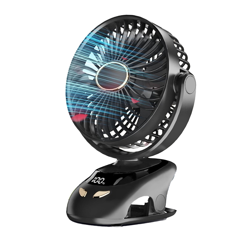 Small Desk Clip on Fan,Portable Personal USB Clip Fan for Home Office Travel Bed Stroller Camping Outdoor Fan