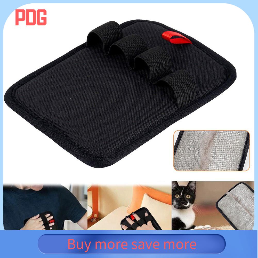 PDG Có thể tái sử dụng Bàn chải loại bỏ lông thú cưng Hai Có thể giặt Găng tay chăm sóc thú cưng Vải lưới Găng tay tẩy lông Làm sạch lông thú