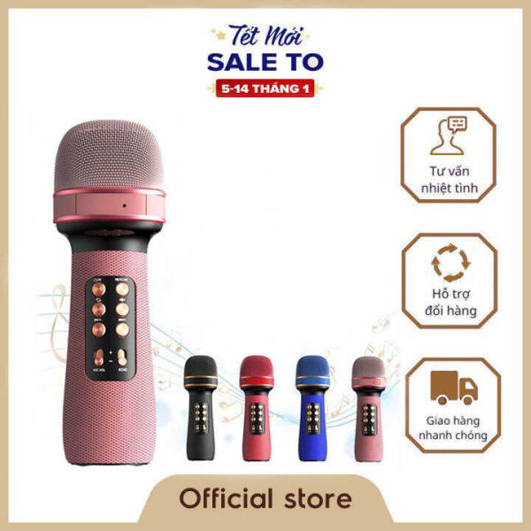 Mic hát karaoke WS-898- Mic Karaoke Kiêm Loa Bluetooth Mini Hát Tại Nhà Cực Hay, Có Nâng Giọng, Micro Cầm Tay Bluetooth Chính Hãng, Loa Chất Lượng Cao - Mic Hát Karaoke, Livestream Bán Chạy 2022