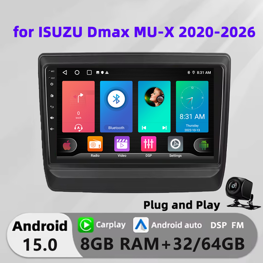 Honxun ESSGOO ASTRAL Kenwood 8GB+64 android head unit for ISUZU Dmax MU-X 2020-2026 player android auto 2din stereo multimedia carplay touch screen navigation ราคา 5,401 บาท*ส่งฟรี