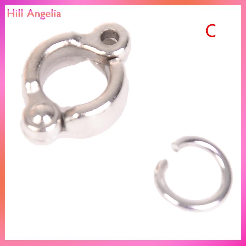 [Hill Angelia] 2 chiếc vòng dây xích huấn luyện chim thú cưng kẹp phụ kiện bay cho vẹt vòng chân chim bồ câu - 3