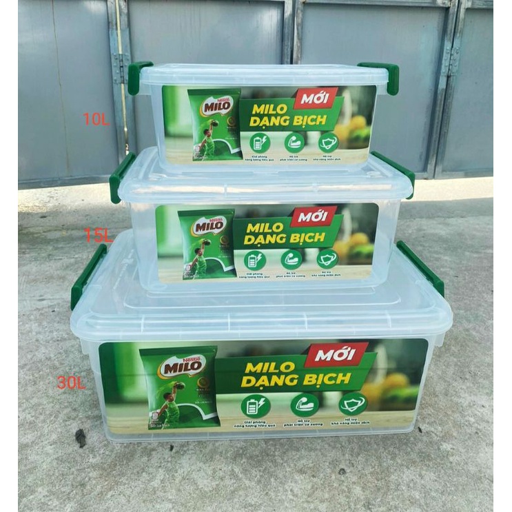 Thùng nhựa đựng đồ đa năng - hkm Milo