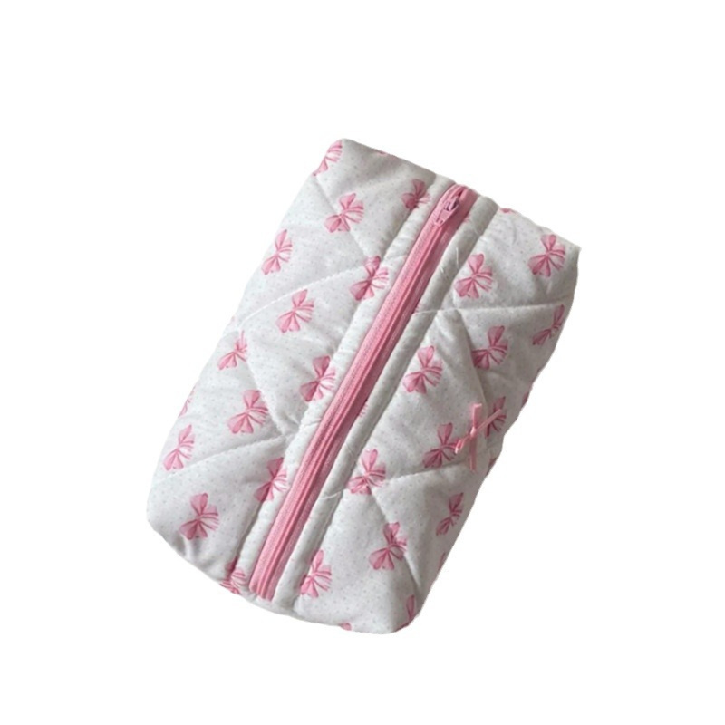 Floral Makeup Organizer Bag Coquette Cosmetics Large Capacity Pouch For Travel Outdoor Camping Hiking Women Girls