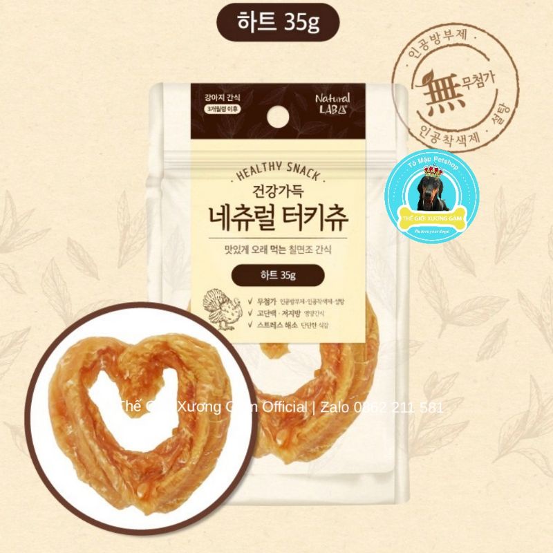 NATURAL LAB XƯƠNG GẶM GÀ TÂY TURKEY TENDON CHEW 35GR