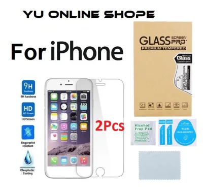 2Pcs [Non-Full Cover] iPhone Tempered Glass phone Screen Protector For iphone6/6s7/8/SE/6s plus/7plus/8plus/X/Xs/Xs Max/Xr/11/11pro/11pro max/12mini/12/12pro/12pro max
