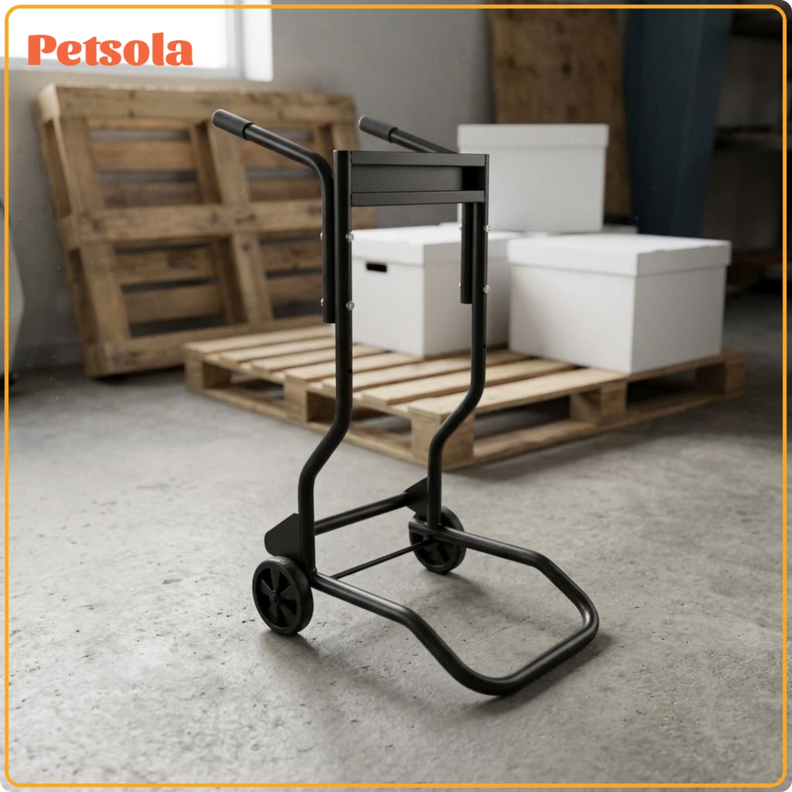 petsola Foldable Folding Outboard Trolley Portable Outboard Engine Stand High Weight Capacity Boat Engine Display Stand Steel Construction for Storage ราคา 8,902 บาท*ส่งฟรี