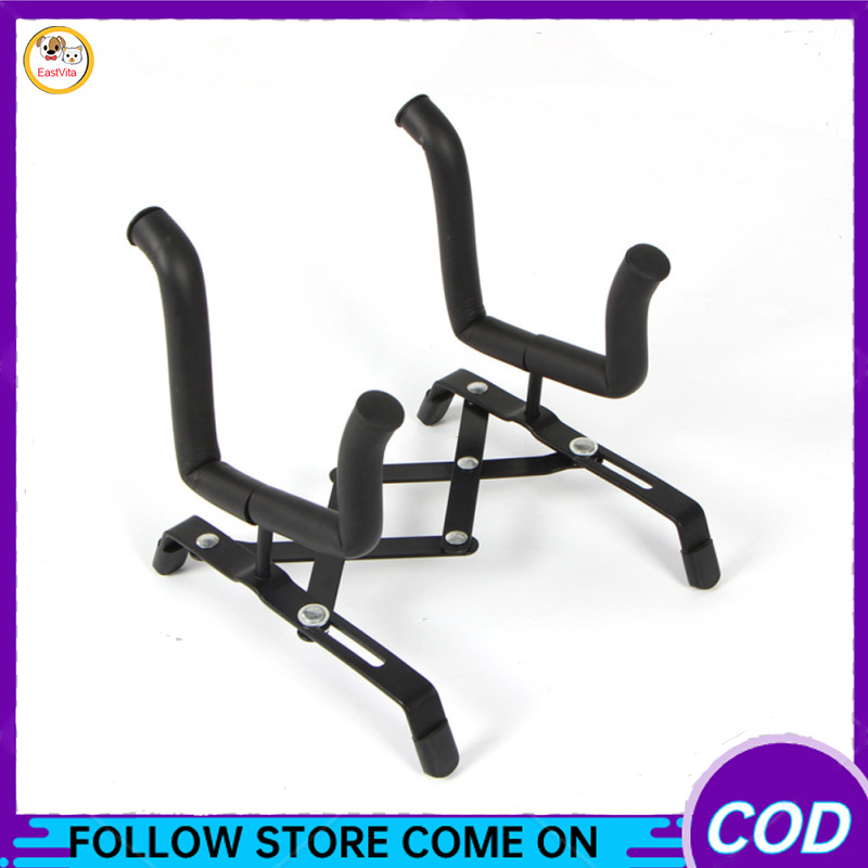 Foldable Violin Stand Floor H-Shaped Frame Portable Ukulele Stand With Padded Universal Musical Instrument Accessories