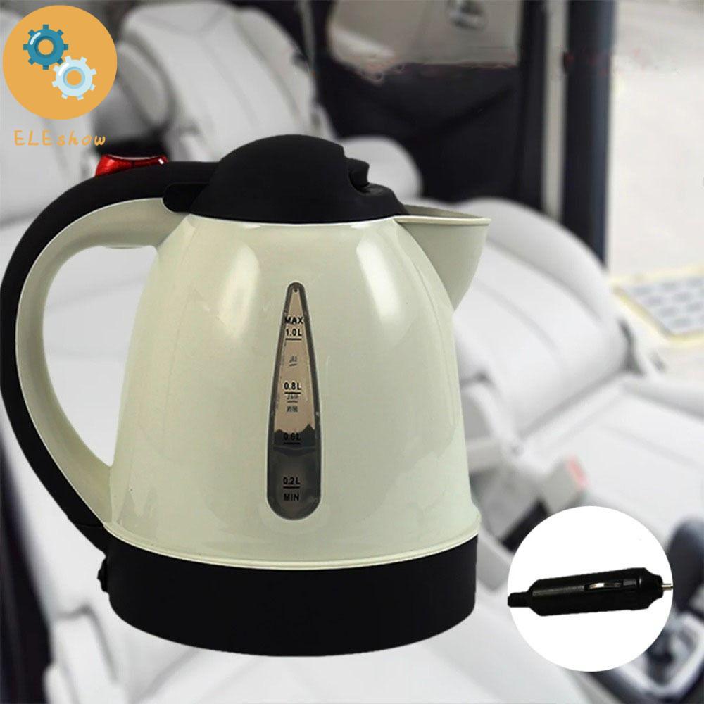 DOUBLEL 1000ml Ấm đun nước điện xe hơi Di động 12V 24V Bình trà nóng cho xe tải Nồi hơi nước Sức chứa lớn Bình nước nóng xe hơi Du lịch