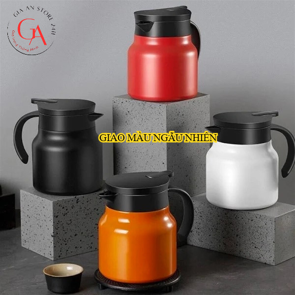 Ấm Pha Trà Giữ Nhiệt Inox Dung Tích 1000ML Có Lưới Lọc, Bình Pha Trà Giữ Nhiệt Cao Cấp, Giữ Nhiệt Lên tới 24H Tiếng.