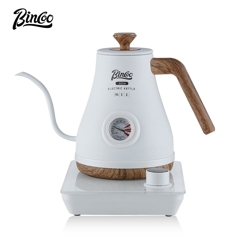 BINCOO Intelligent Temperature Control Hand Brew Coffee Pot Stainless Steel Slender Spout Kettle Thermostatic Electric Kettle 1L ราคา 2,917 บาท*ส่งฟรี