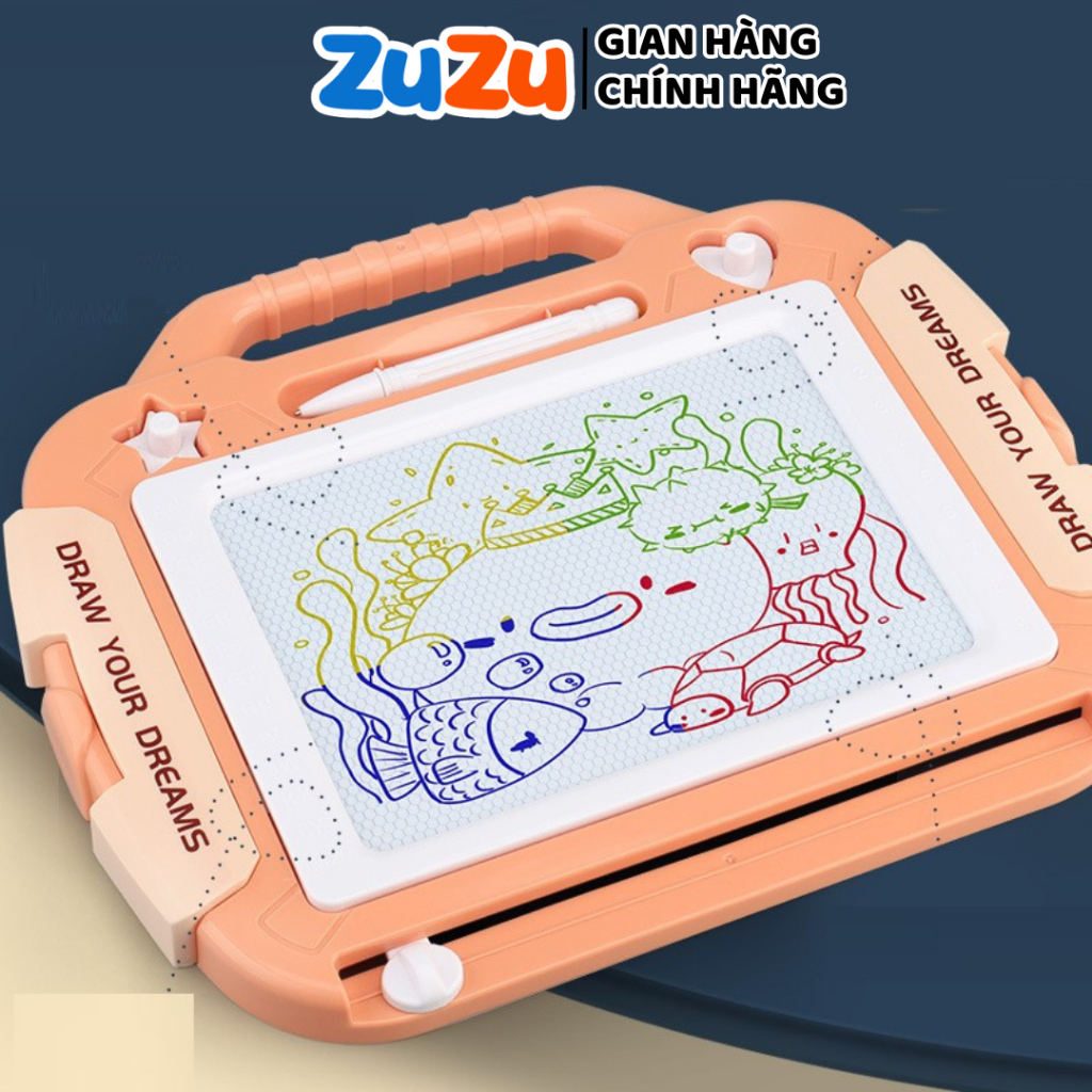 Bảng vẽ tự xóa cho bé ZuZu, bảng tự xóa thông minh cho bé, đồ chơi giáo dục