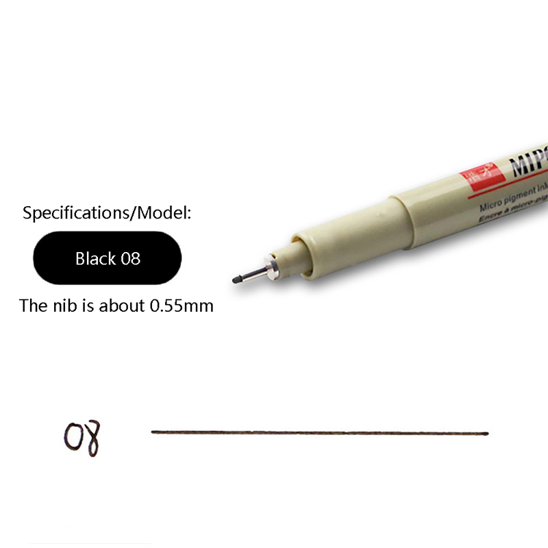 FU  Pigment Liner Micron Pen Neelde Drawing Manga Pen Brush Art Markers