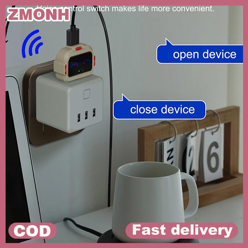 ZMONH สวิตช์ USB อัจฉริยะเปิดใช้งานด้วยเสียงภาษาอังกฤษสำหรับพัดลมอุปกรณ์5V ไฟปรับความสว่างได้ไม่จำเป็นต้องควบคุมด้วยตนเอง ราคา 50 บาท*ส่งฟรี