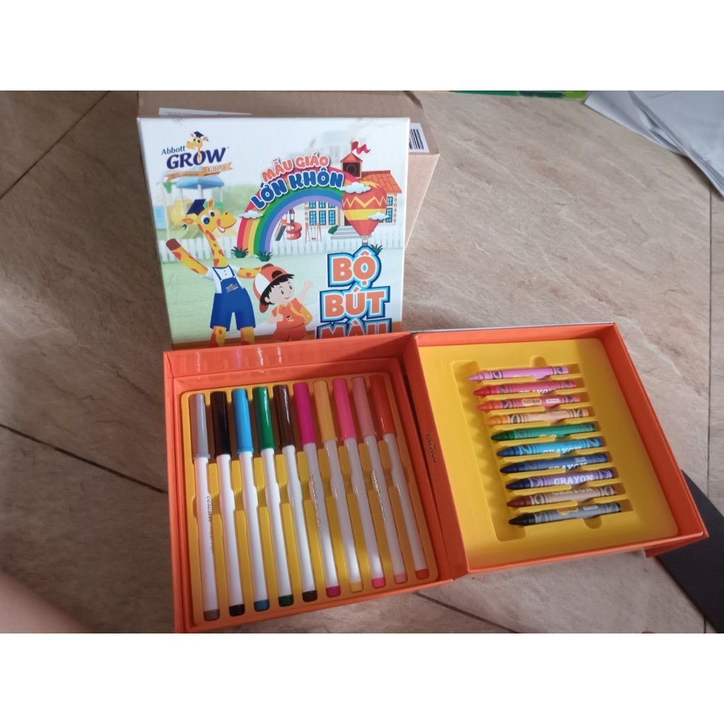Bộ bút màu cho bé Quà tặng từ Grow