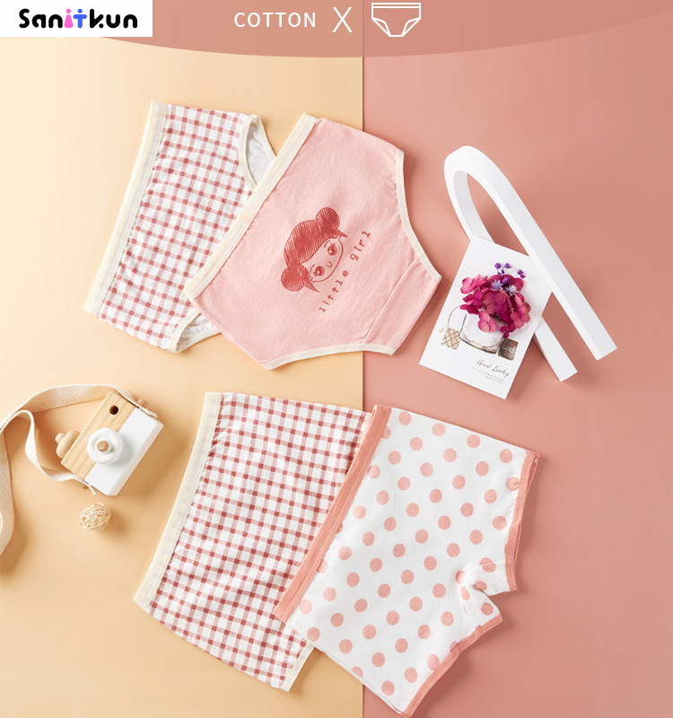 6 pieces Korean Version Of Girls Fine Shuttle Cotton Children s Underwear