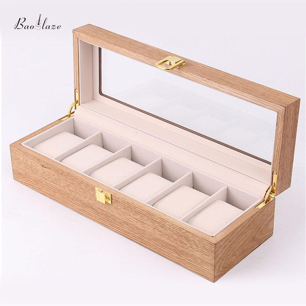 Baoblaze 6 Slots Display Case Jewelry Bracelet Storage Organiser Box ราคา 20,793 บาท*ส่งฟรี