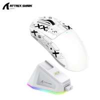 ATTACK SHARK X11Gaming Mouse with Charging Dock PAW3311 Wireless Mouse Tri-Mode 2.4GHz/Wired/Bluetooth Gaming Mouse