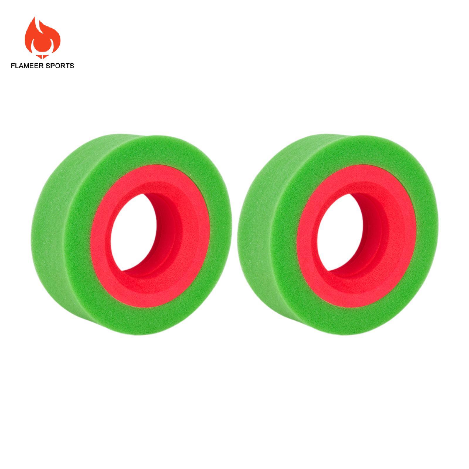 Flameer 2 miếng 1.9 inch lốp miếng bọt biển thay thế dễ dàng để cài đặt bên ngoài miếng bọt biển công ty cho 115-120mm Lốp bánh Xích Xe hơi mô hình DIY Accs