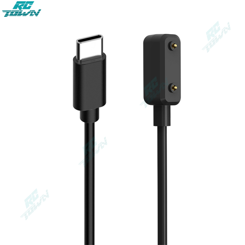 USB C Watch Charging Cable Magnetic Smart Watch PD Fast Charger Cord 39.37Inches/100CM Watch Charging Cable PVC Watch Cable Compatible For Galaxy Fit 3 R390 Smart Bracelet ราคา 46 บาท*ส่งฟรี