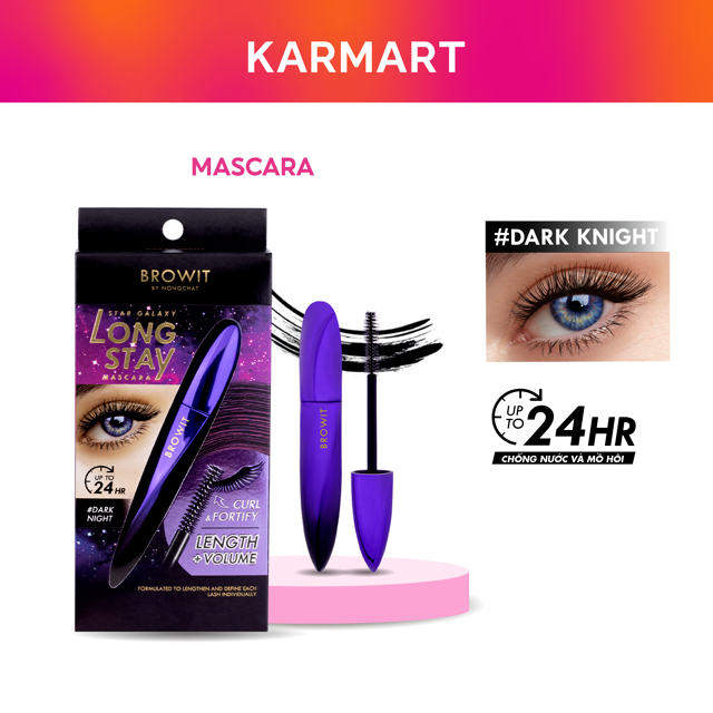 Mascara Lâu Trôi Browit Star Galaxy Long Stay Mascara 8g #Dark Night