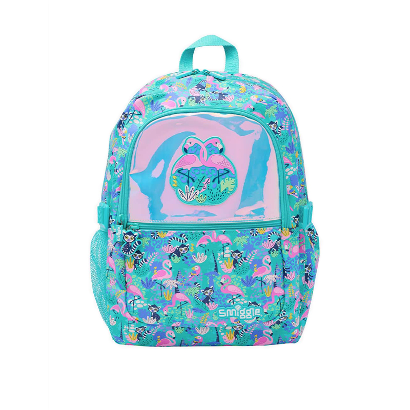 Smiggle Wild Side Classic Attach Backpack Aqua - IGL443169AQU
