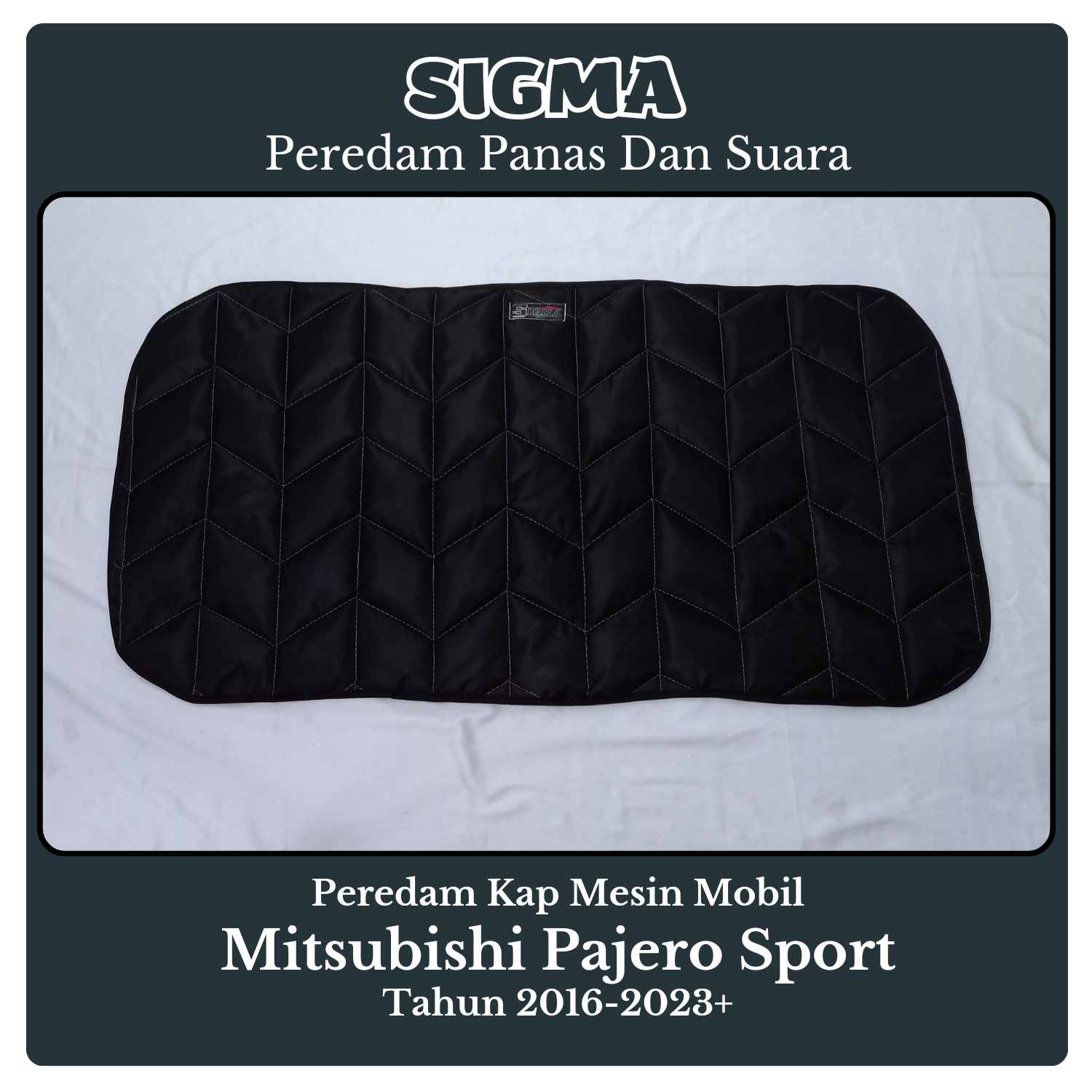 Peredam Panas Dan Suara Kap Mesin All New Pajero Sport 2016 2017 2018 2019 2020 2021 2022 2023 Harga 450,000 rupiah*Gratis Ongkir