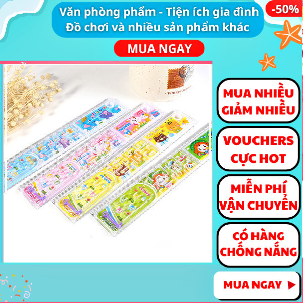 Thước trò chơi bắn bi và xếp hình vui nhộn dài 20cm ✓ dụng cụ học tập ✓dụng cụ học sinh ✓Thước kẻ ✓Thước đo , đồ dùng học tập✓ Nguyễn Thùy Store