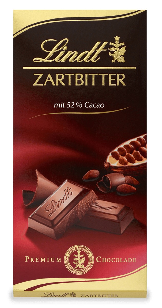 SÔ CÔ LA ĐẮNG LINDT ZARTBITTER 100G