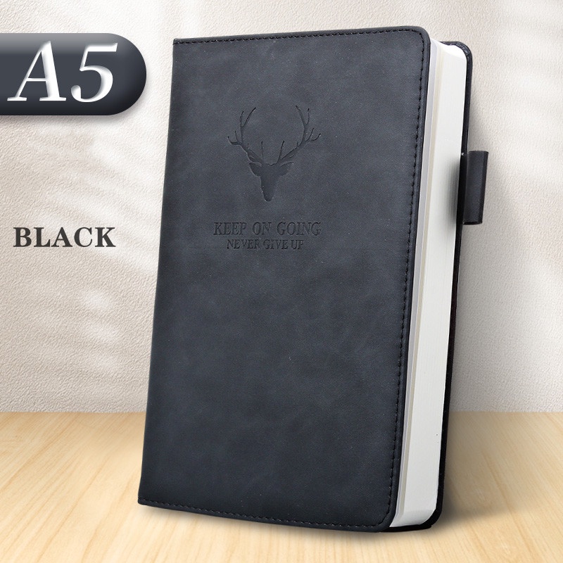 A5 notebook super thick notepad skin feeling leather diary school supplies writing college notebook