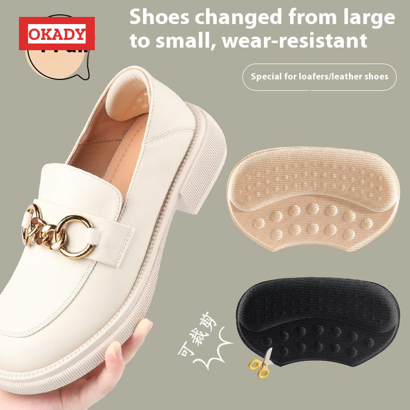 Anti-Slip Anti-Blister Heel Cushion Pad Shoe Size Adjustment Shoe Stickers Big Change Essence ราคา 13 บาท*ส่งฟรี