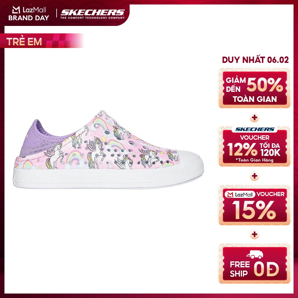 Giày Thể Thao Bé Gái Skechers Foamies Guzman Steps - 308054L-PKMT