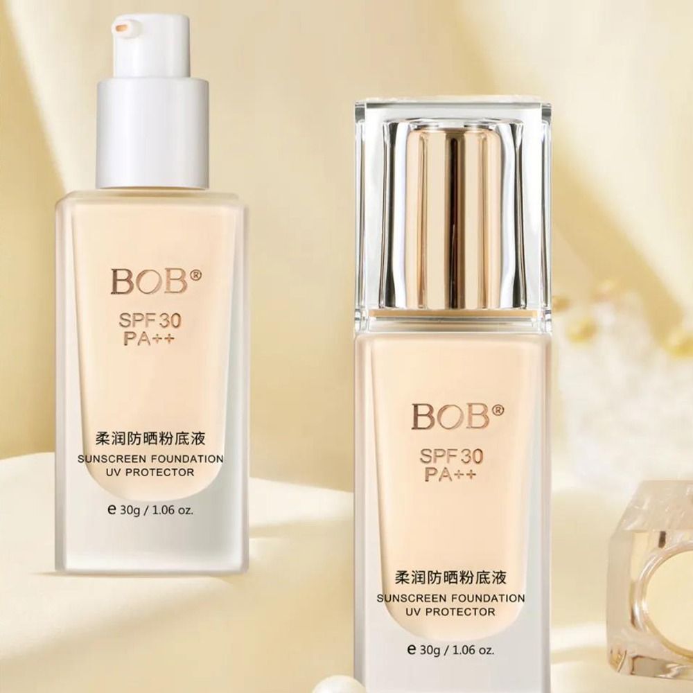 EMERRY Chống mồ hôi Kem nền lỏng nhẹ Thể tích 30ml Không bị xù Kem nền Kết Cấu Chất Lỏng Tự nhiên Kem nền chống nước Trang Điểm Hàng Ngày