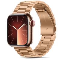 CRESTED Luxury Stainless Steel Band for Apple Watch Ultra 4/3/2 49mm & Series 12/11/10/9/8/7 SE 38-46mm Elegant Metal Strap Professional Look
