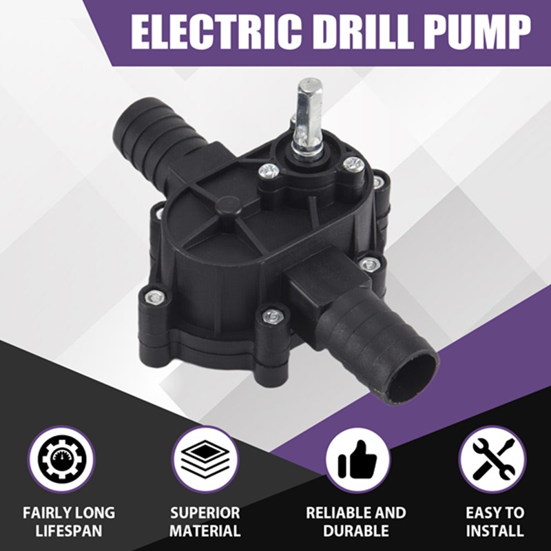 Mini Hand Self-Priming Liquid Transfer Pumps Oil Fluid Water Pump Portable Pumps Easy Install