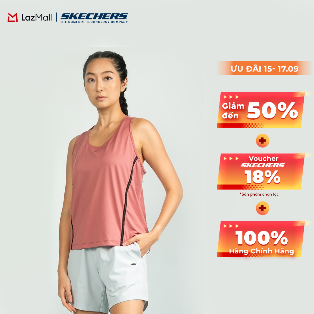 [Chỉ 15-17.09 Voucher Skechers 18% + Voucher Lazada 18%] Sports Tank Top Nữ Skechers Walking Performance Sports Tank Top - SP325W297-WR01 Online Sale