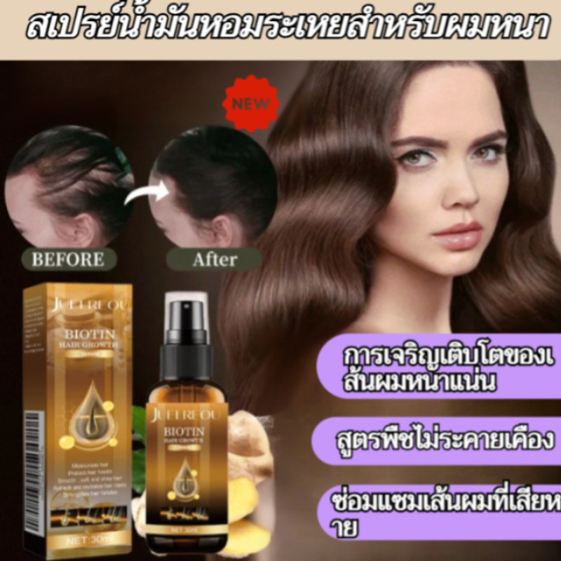 [รักษาผมหนาขึ้น] สเปรย์ปลูกผมป้องกันผมร่วงสารสกัดจากสมุนไพรธรรมชาติบํารุงอย่างล้ําลึกเซรั่มรีเจนต ราคา 78 บาท*ส่งฟรี