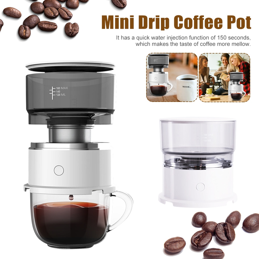 Máy pha cà phê mini h-ép Máy pha cà phê máy xay Máy pha cà phê tự động h máy pha cà phê nhỏ giọt Máy pha cà phê coffeeware cappuccino