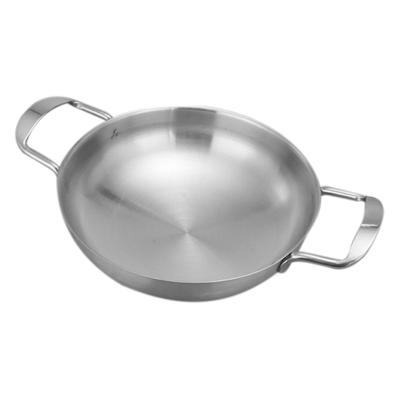 Mini Chef's Classic Stainless Steel Everyday Pan Cookware - Inner Diameter 22cm Hot Pot Cooking Accessories