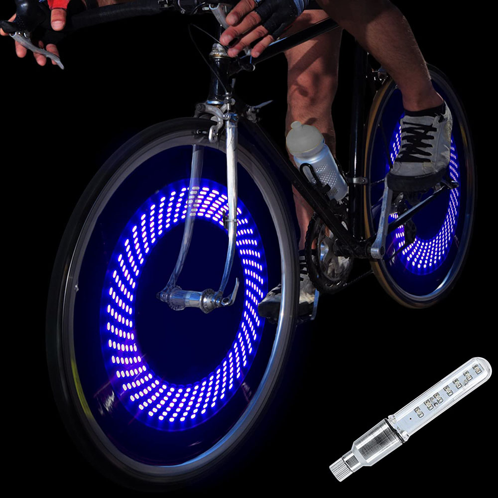 Qiannong xe đạp leo núi thời trang LED trang trí đèn phụ kiện xe đạp không