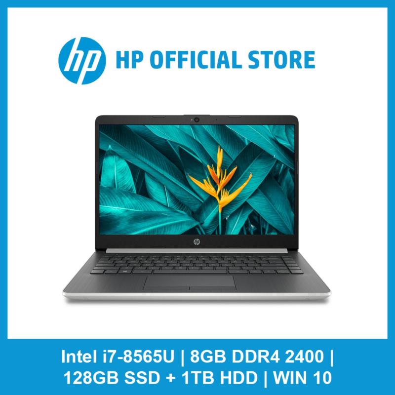 HP Notebook - 14s-cf1065tx/ Intel® Core™ i7 8565U/ 8 GB memory/ 1 TB HDD storage/ 128 GB SSD storage/ Win 10
