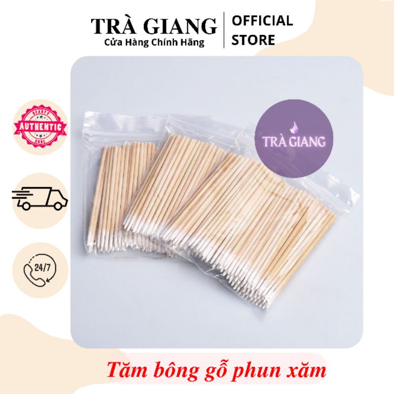 Tăm bông tre ủ tê tạo nét vét mực