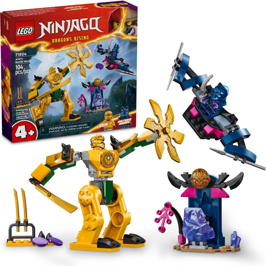 71804 lego ninjago arin's battle mech - chiến giáp của arin's