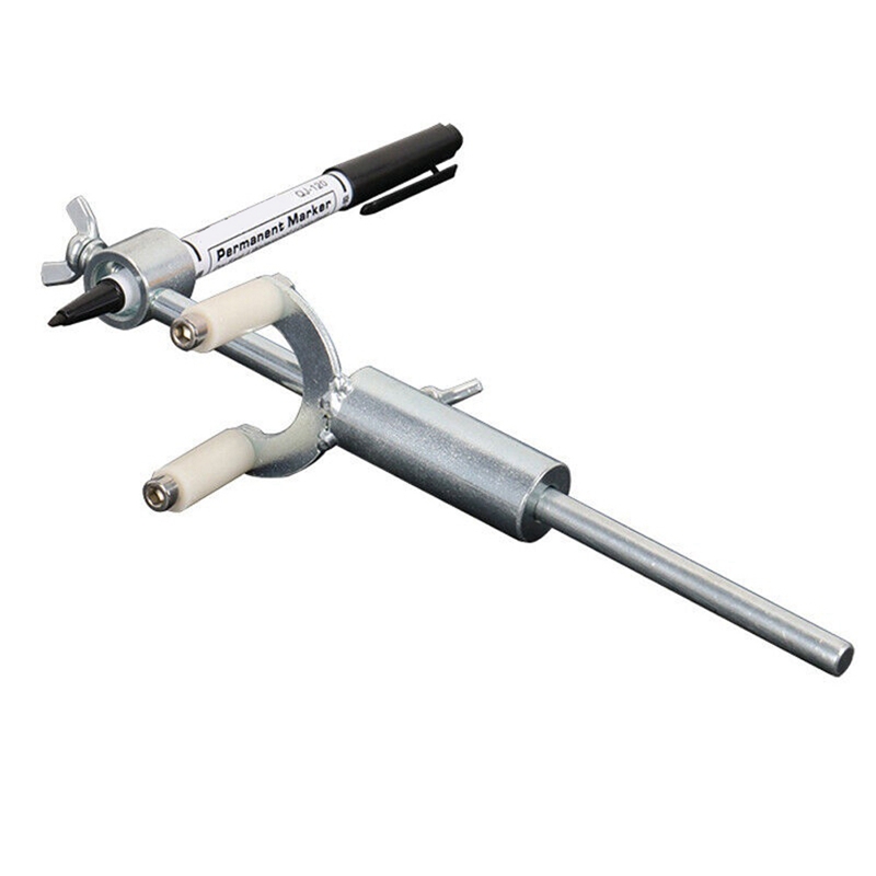 Car Wheel Brow Scriber Galvanized Iron Auto Dent Repair Wheel Arch Car Galvanized Iron Sheet Metal Dent Repair Eyebrow Parallel Scriber Car Body Line Marking Tools Car Body Repair Tools