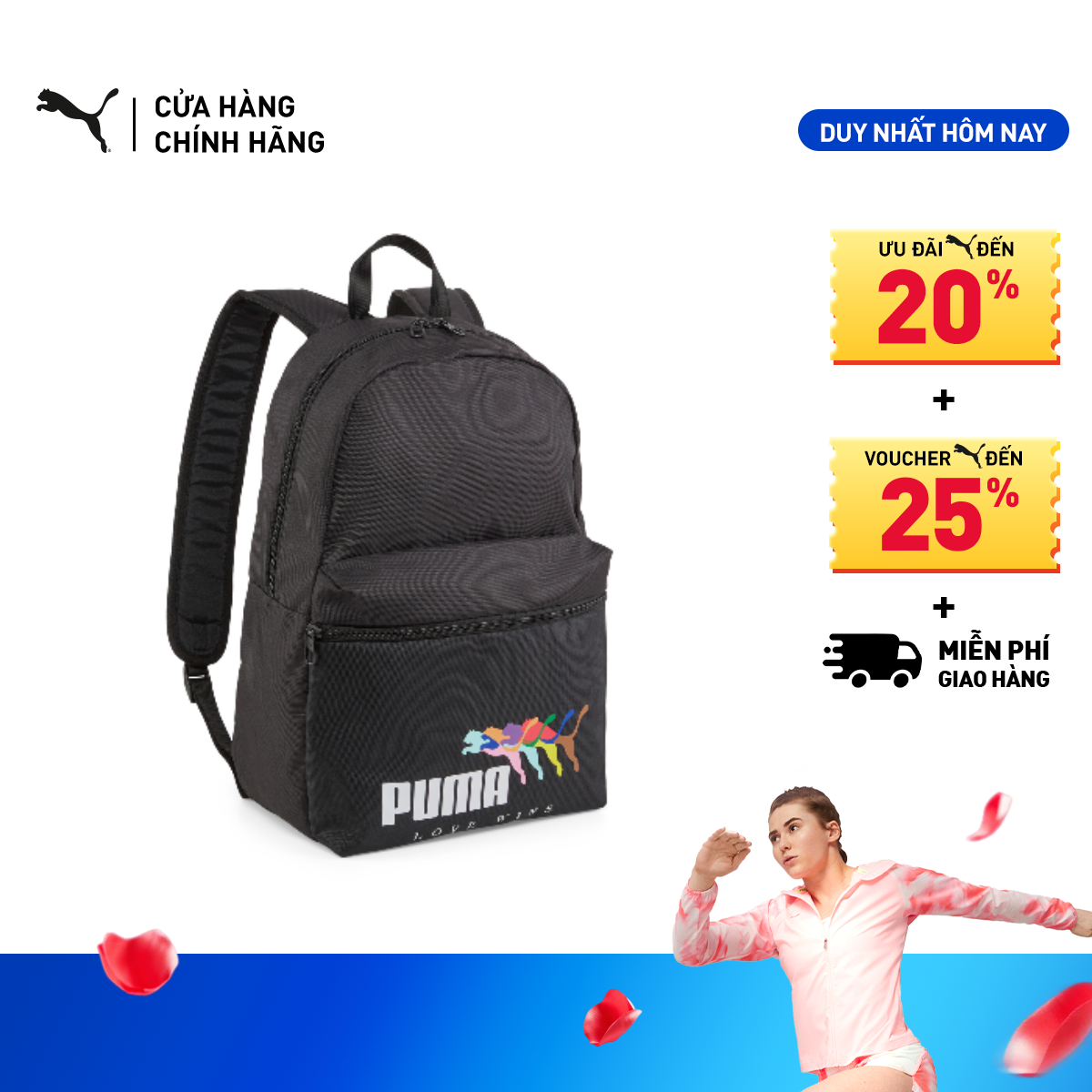 Balo PUMA Unisex Phase Love Wins BP