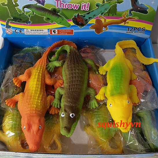 Squishy Lớn JUMBO Hình con CÁ SẤU xấu xí Đồ Chơi Xốp Giảm Stress Hình mềm mịn dễ Thương đàn hồi Cho 