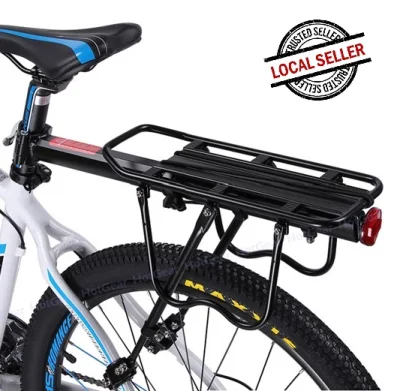 Bicycle Bike Rear Seat Mounting Rack Saddle Bag Touring Delivery Carrier Cycling