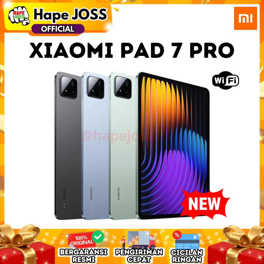 Xiaomi Pad 7 Pro 12/512GB Wifi Garansi Resmi Harga 7,499,000 rupiah*Gratis Ongkir